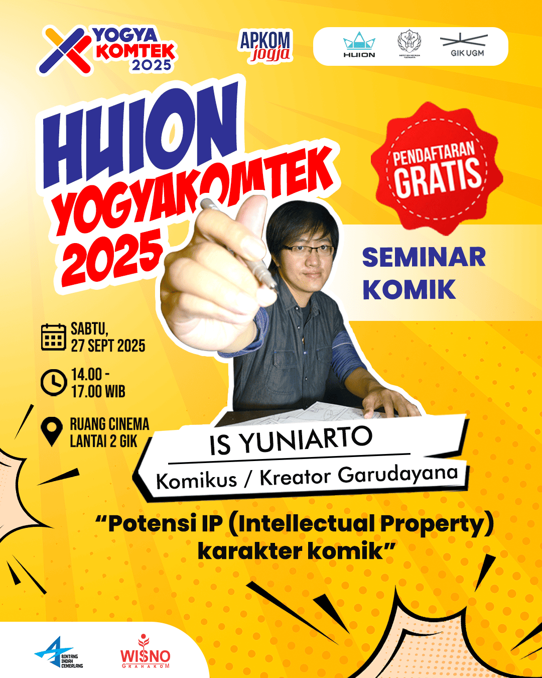 Hulon Yogyakomtek: Dari Imaginasi ke Industri dengan Concept Art untuk Games/ VFX